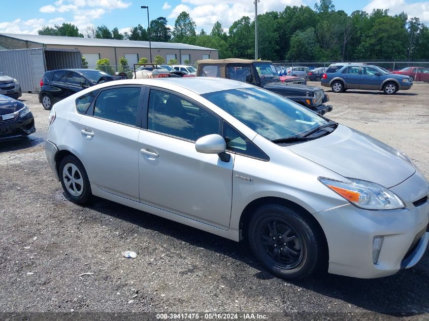 2013 Toyota Prius Two VIN: JTDKN3DUXD1682023 Lot: 39417475