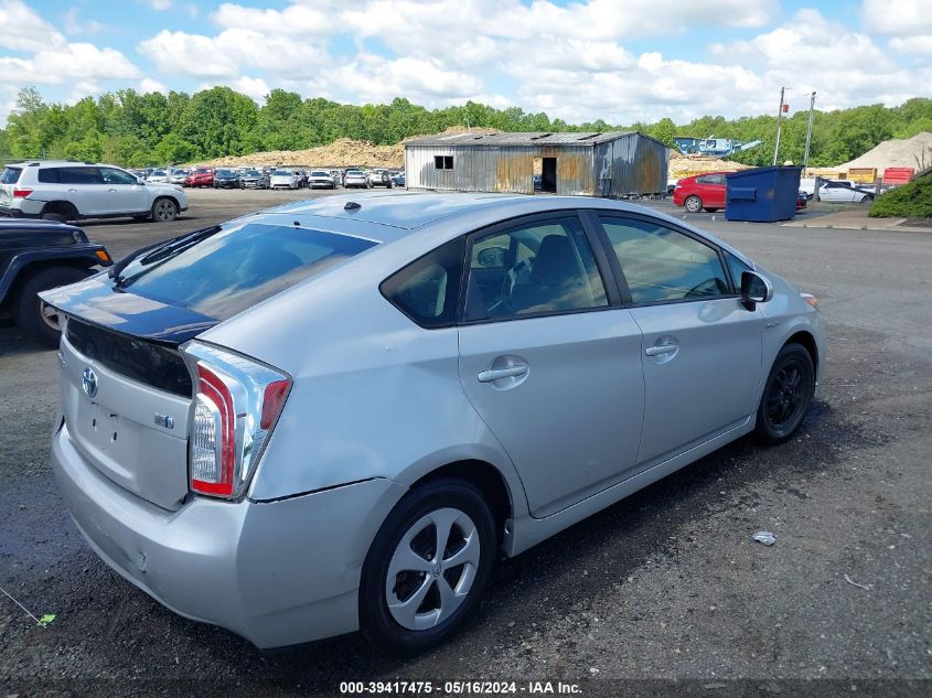 2013 Toyota Prius Two VIN: JTDKN3DUXD1682023 Lot: 39417475