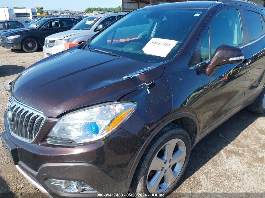 2016 Buick Encore Convenience VIN: KL4CJFSB9GB560538 Lot: 39417480