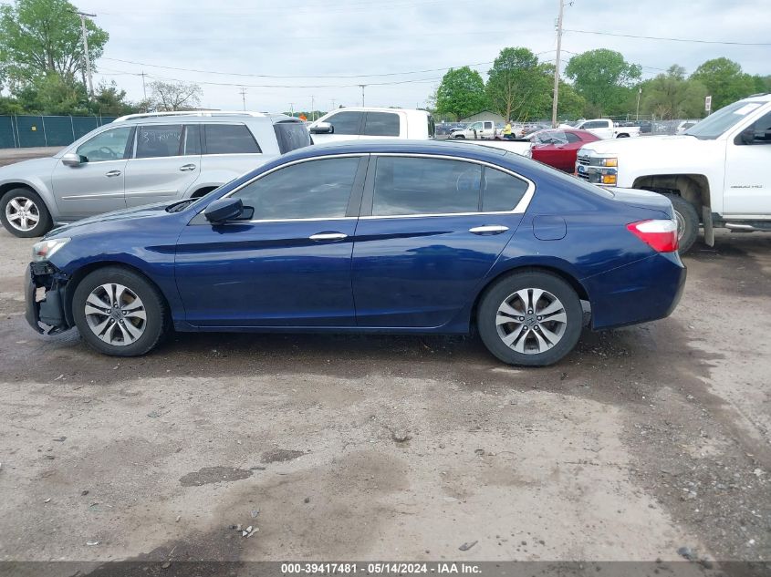 2013 Honda Accord Lx VIN: 1HGCR2F36DA183602 Lot: 39417481