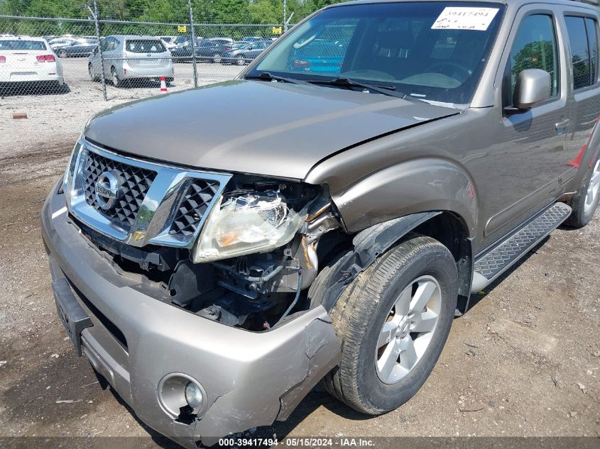 2008 Nissan Pathfinder Se VIN: 5N1AR18B88C636905 Lot: 39417494