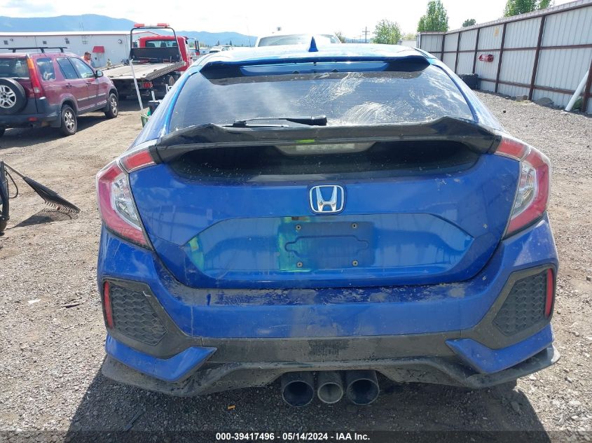 2018 Honda Civic Sport Touring VIN: SHHFK7H96JU426325 Lot: 39417496