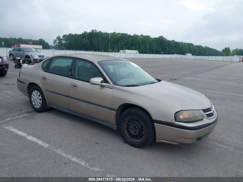 2002 Chevrolet Impala VIN: 2G1WF55E129104119 Lot: 39417513