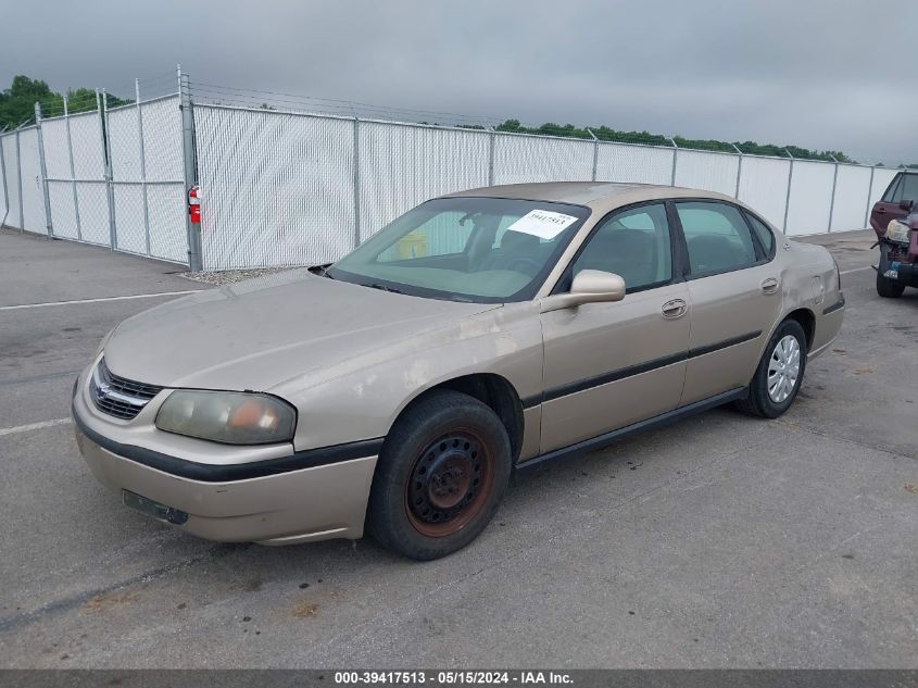 2002 Chevrolet Impala VIN: 2G1WF55E129104119 Lot: 39417513