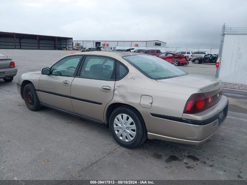 2002 Chevrolet Impala VIN: 2G1WF55E129104119 Lot: 39417513