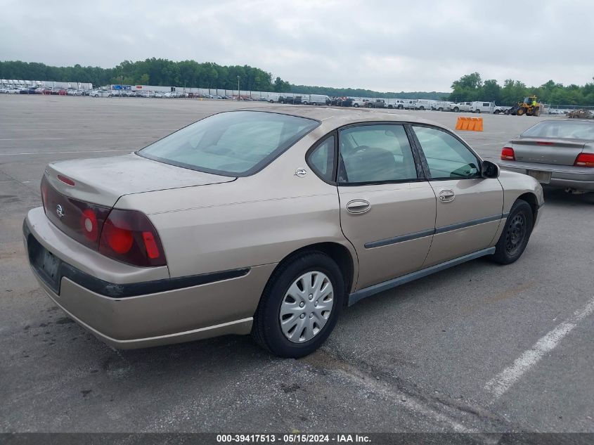 2002 Chevrolet Impala VIN: 2G1WF55E129104119 Lot: 39417513