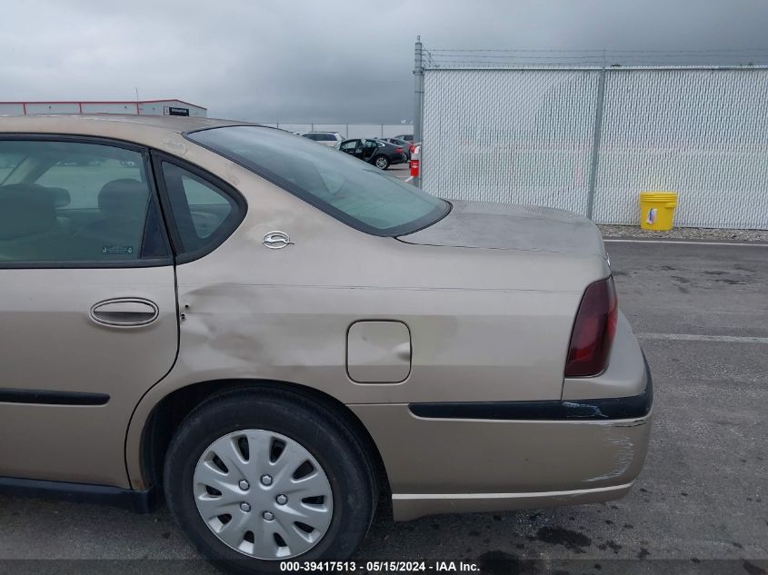 2002 Chevrolet Impala VIN: 2G1WF55E129104119 Lot: 39417513