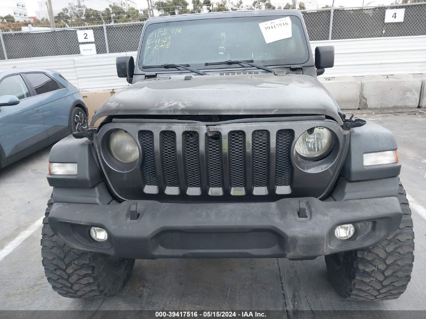2018 Jeep Wrangler Unlimited Sport S 4X4 VIN: 1C4HJXDN1JW282954 Lot: 39417516