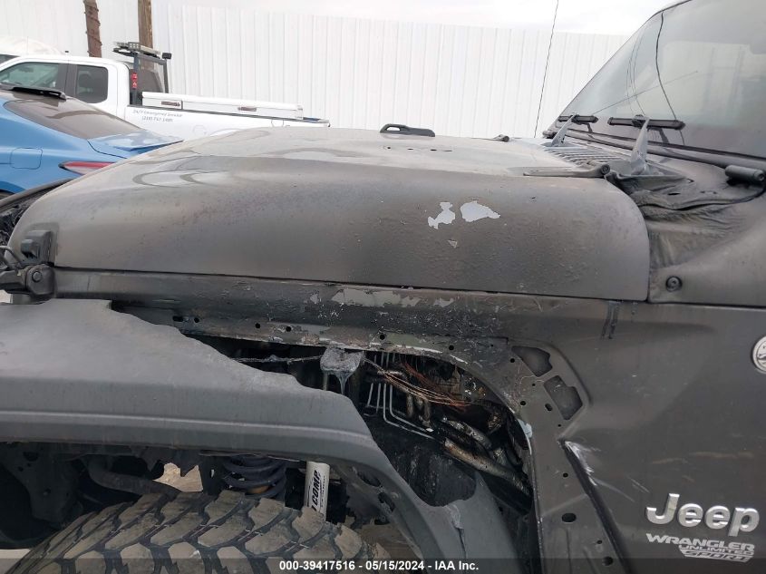 2018 Jeep Wrangler Unlimited Sport S 4X4 VIN: 1C4HJXDN1JW282954 Lot: 39417516