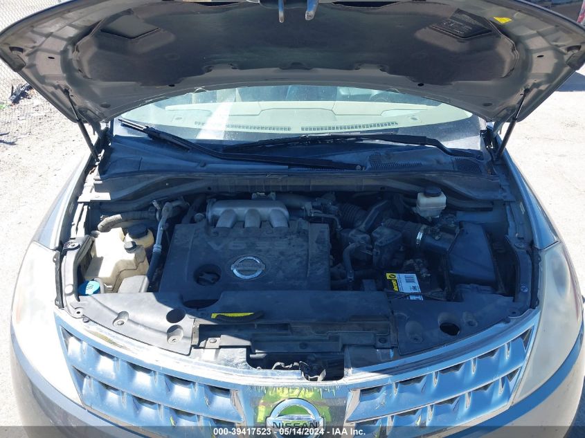 2007 Nissan Murano Sl VIN: JN8AZ08WX7W612673 Lot: 39417523