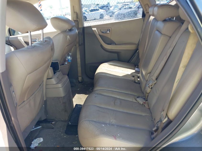 2007 Nissan Murano Sl VIN: JN8AZ08WX7W612673 Lot: 39417523