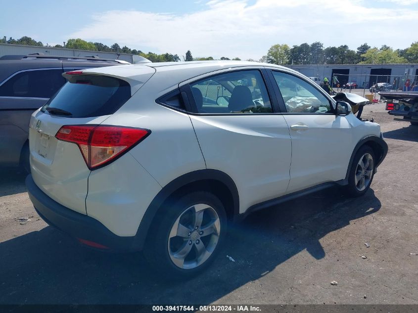 2018 Honda Hr-V Lx VIN: 3CZRU6H33JM728255 Lot: 39417544