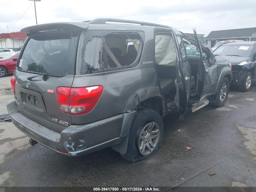 2005 Toyota Sequoia Limited V8 VIN: 5TDBT48A65S257334 Lot: 39417550