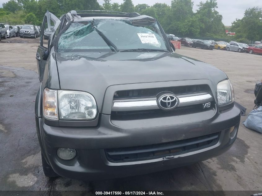 2005 Toyota Sequoia Limited V8 VIN: 5TDBT48A65S257334 Lot: 39417550