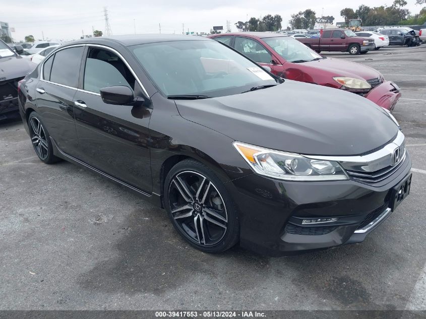 2017 Honda Accord Sport VIN: 1HGCR2F57HA290133 Lot: 39417553