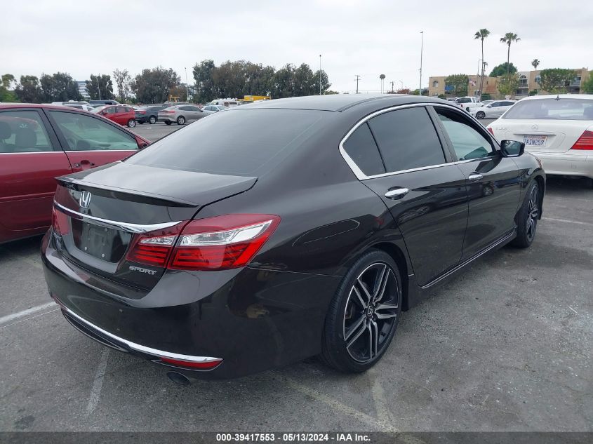 2017 Honda Accord Sport VIN: 1HGCR2F57HA290133 Lot: 39417553