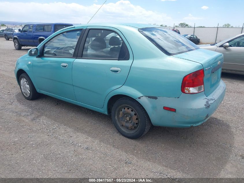 2005 Chevrolet Aveo Ls VIN: KL1TD52615B469553 Lot: 39417557