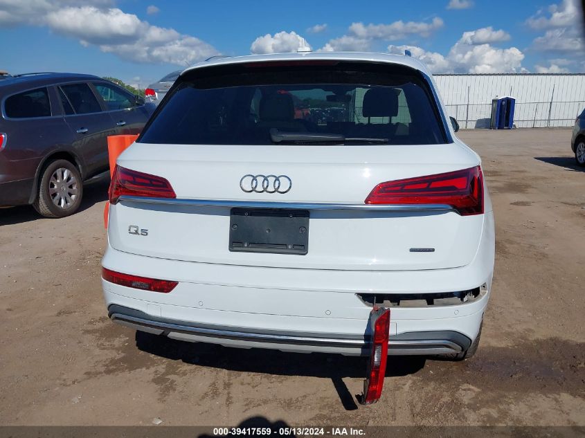 2021 Audi Q5 Prestige 45 Tfsi Quattro S Tronic VIN: WA1CAAFY8M2085560 Lot: 39417559