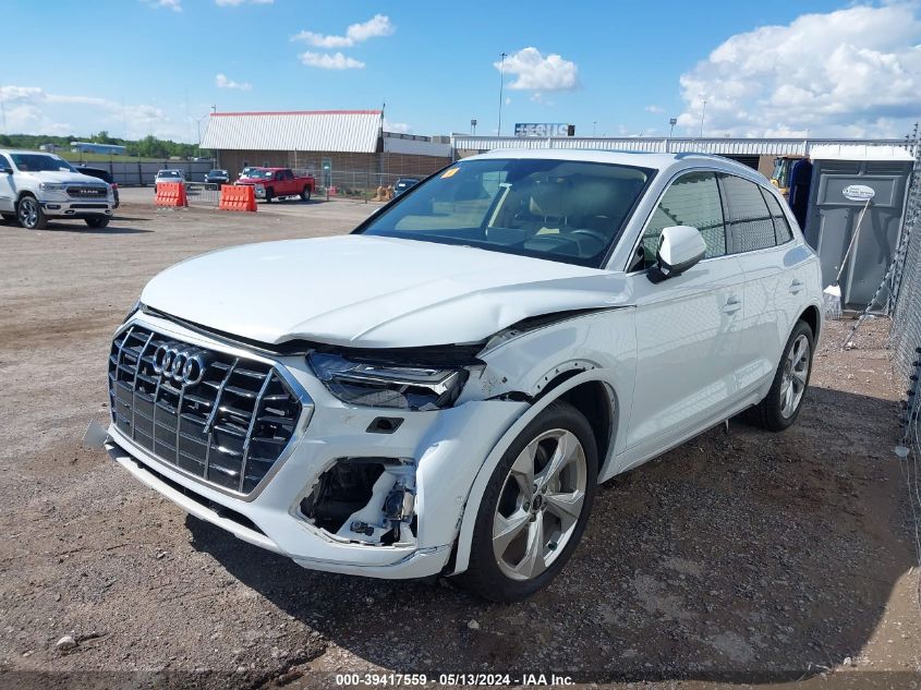 2021 Audi Q5 Prestige 45 Tfsi Quattro S Tronic VIN: WA1CAAFY8M2085560 Lot: 39417559