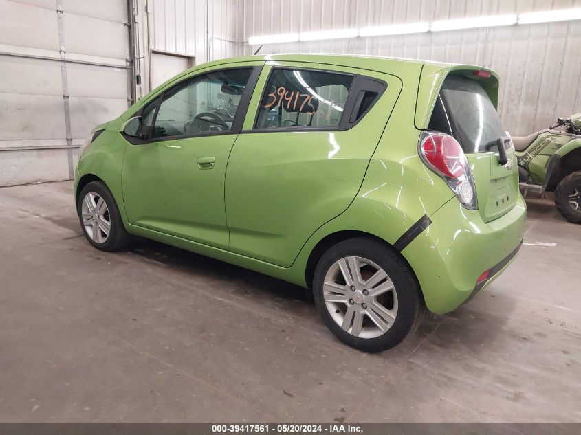 2014 Chevrolet Spark Ls Manual VIN: KL8CA6S97EC505895 Lot: 39417561