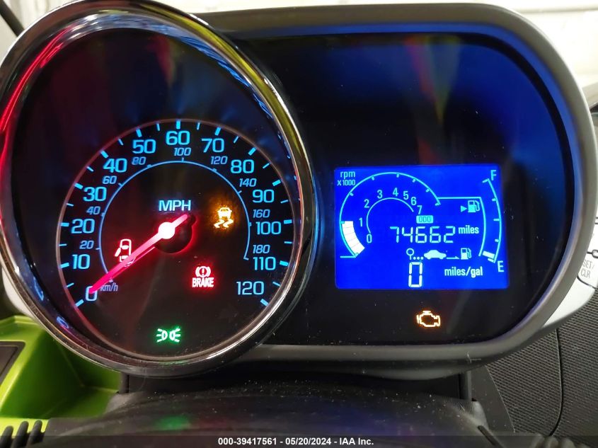 2014 CHEVROLET SPARK LS MANUAL - KL8CA6S97EC505895