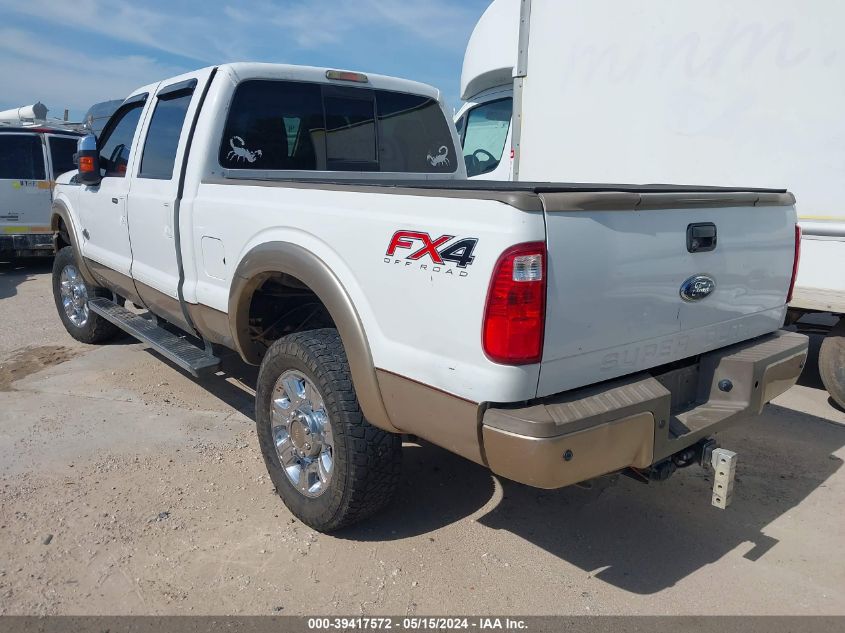 2012 Ford F-250 Lariat VIN: 1FT7W2BT0CEB21411 Lot: 39417572