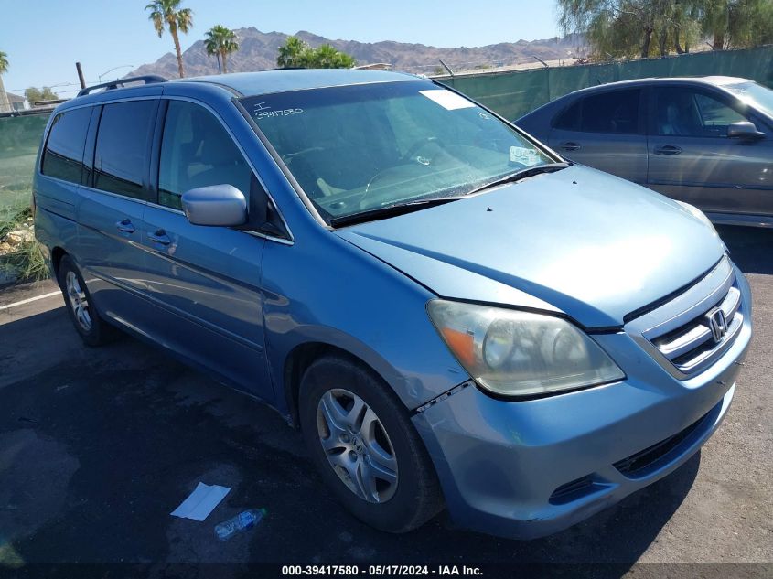 2007 Honda Odyssey Ex VIN: 5FNRL38487B096995 Lot: 39417580