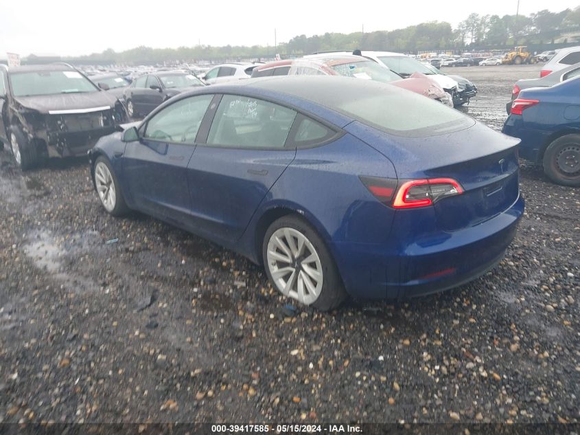 2023 Tesla Model 3 Rear-Wheel Drive VIN: 5YJ3E1EA2PF451691 Lot: 39417585