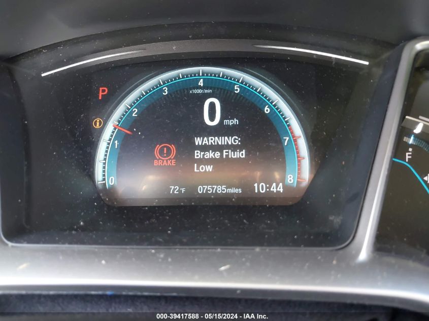 2018 Honda Civic Ex VIN: 2HGFC2F71JH540845 Lot: 39417588