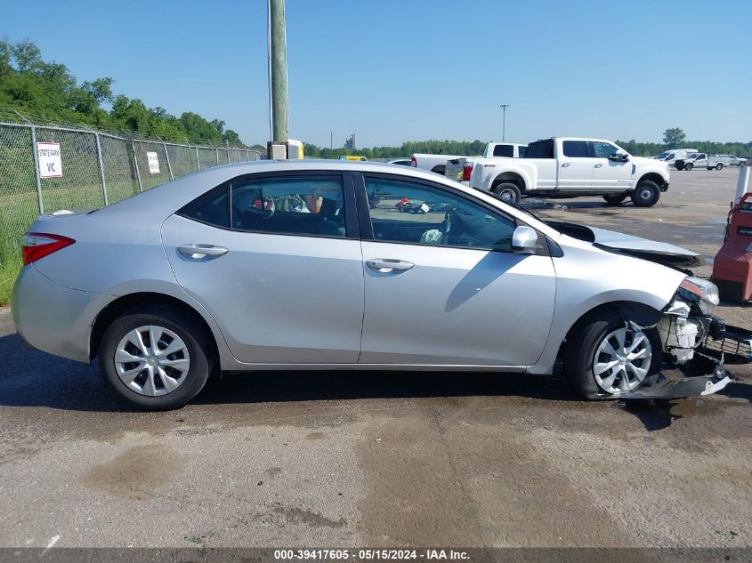 2016 Toyota Corolla L VIN: 5YFBURHE4GP509574 Lot: 39417605