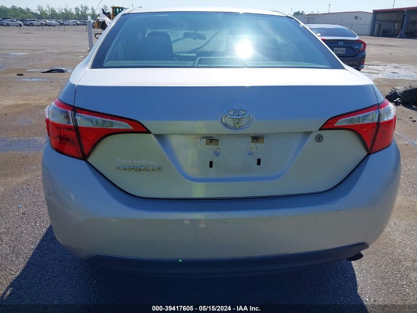 2016 Toyota Corolla L VIN: 5YFBURHE4GP509574 Lot: 39417605