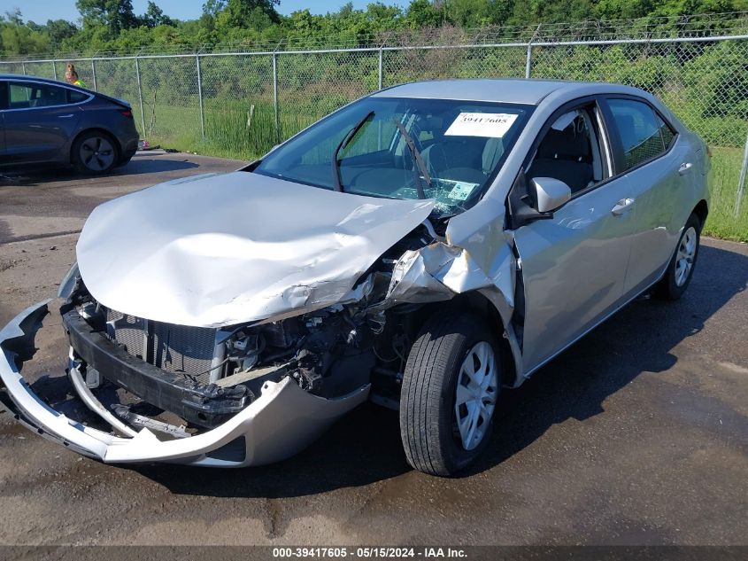 2016 Toyota Corolla L VIN: 5YFBURHE4GP509574 Lot: 39417605