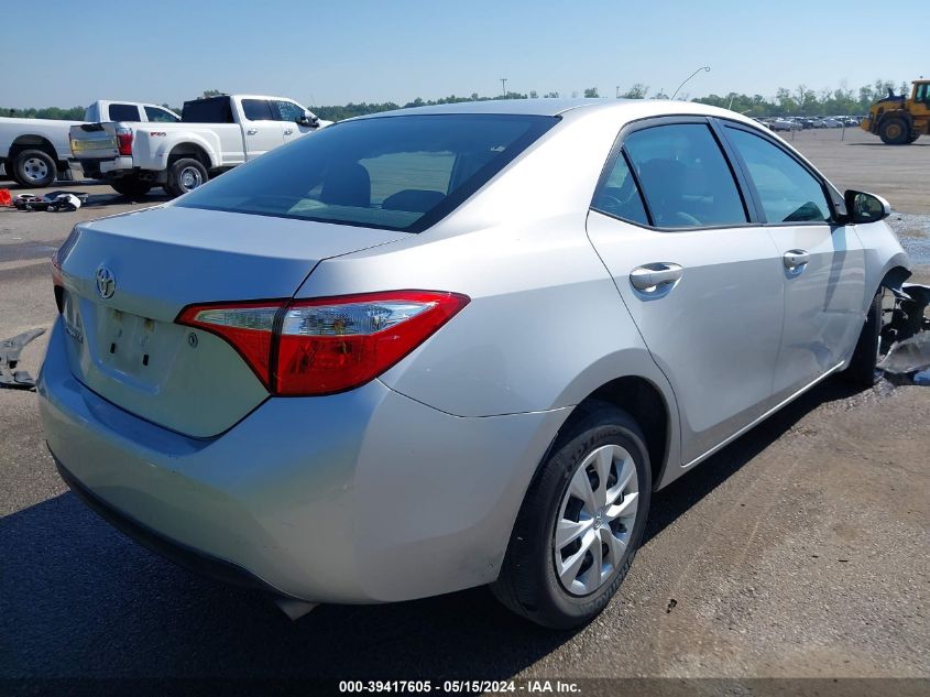 2016 Toyota Corolla L VIN: 5YFBURHE4GP509574 Lot: 39417605