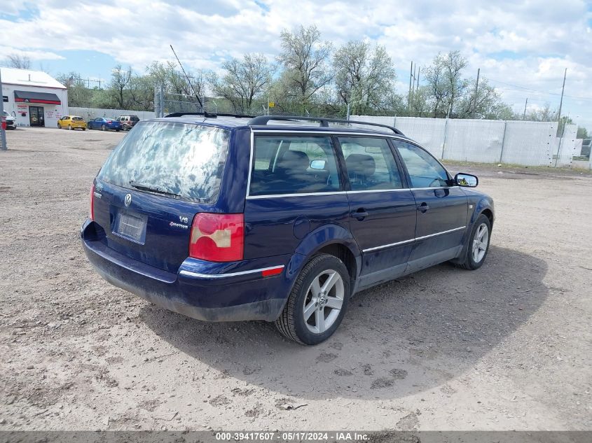 2004 Volkswagen Passat Glx VIN: WVWYH63B24E134285 Lot: 39417607