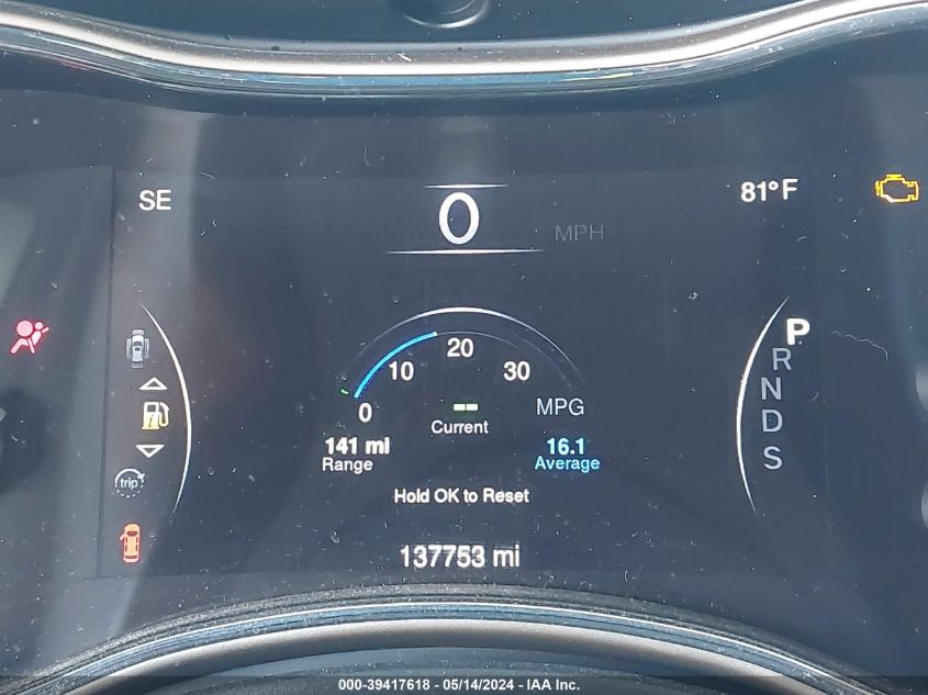 2014 Jeep Grand Cherokee Overland VIN: 1C4RJFCG2EC265430 Lot: 39417618