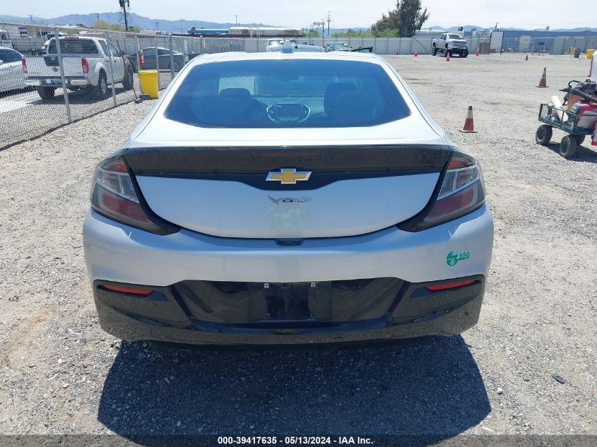 2017 Chevrolet Volt Lt VIN: 1G1RC6S57HU186742 Lot: 39417635