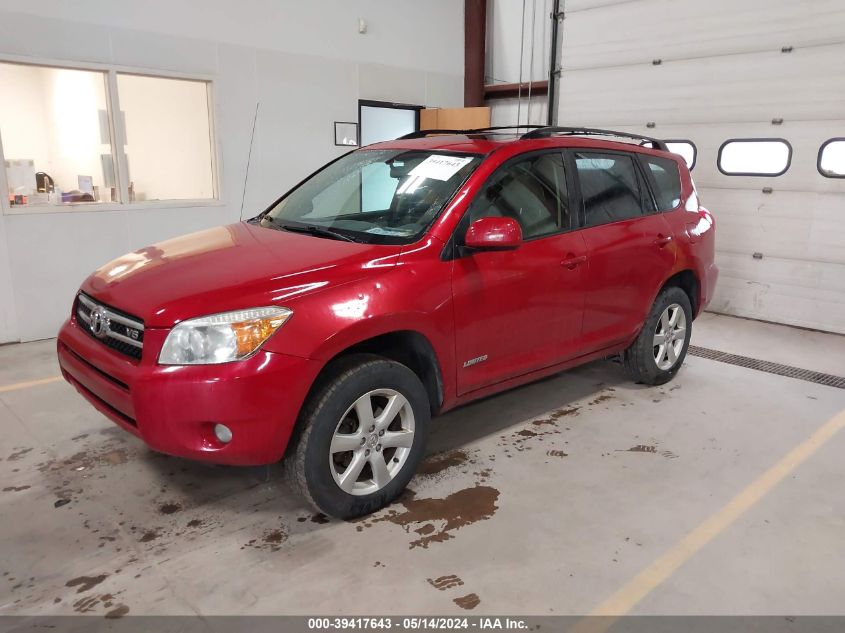 2008 Toyota Rav4 Limited V6 VIN: JTMBK31V786047792 Lot: 39417643