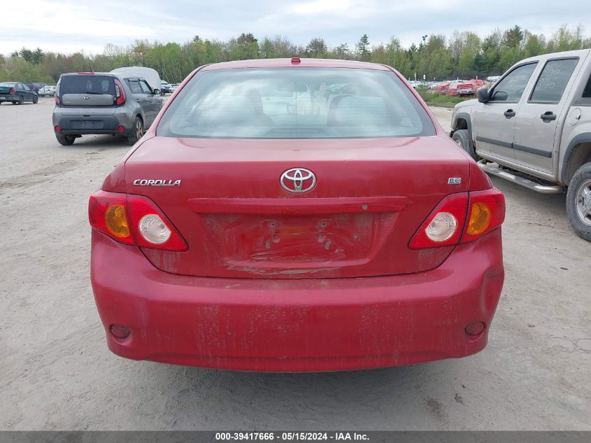 2009 Toyota Corolla Le VIN: 2T1BU40E69C070573 Lot: 39417666