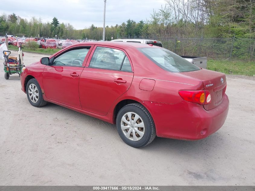 2009 Toyota Corolla Le VIN: 2T1BU40E69C070573 Lot: 39417666