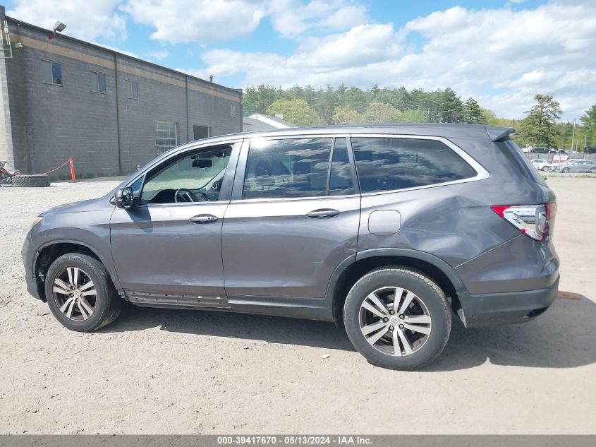 2016 Honda Pilot Ex-L VIN: 5FNYF6H70GB073998 Lot: 39417670