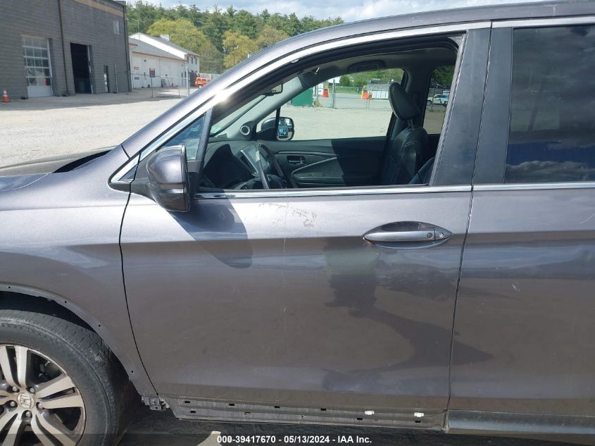 2016 Honda Pilot Ex-L VIN: 5FNYF6H70GB073998 Lot: 39417670