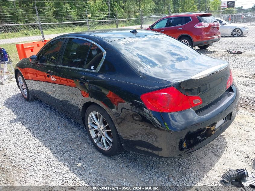 2013 Infiniti G37 Journey VIN: JN1CV6AP3DM715904 Lot: 39417671