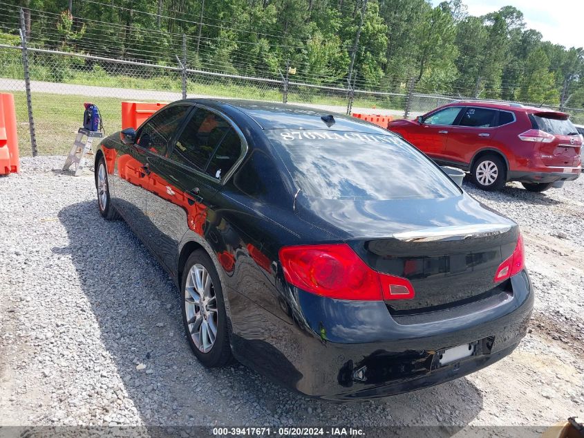 2013 Infiniti G37 Journey VIN: JN1CV6AP3DM715904 Lot: 39417671