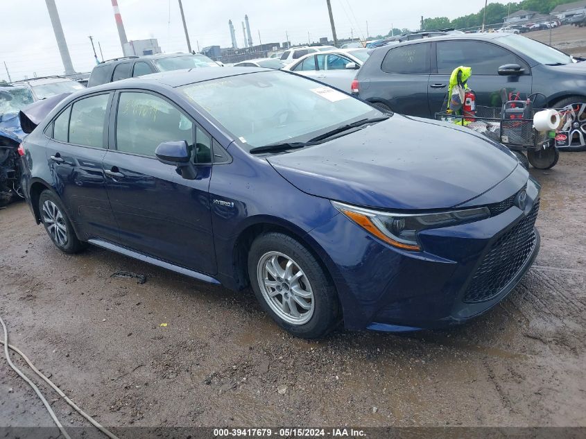 2021 Toyota Corolla Hybrid Le VIN: JTDEAMDE4MJ020431 Lot: 39417679