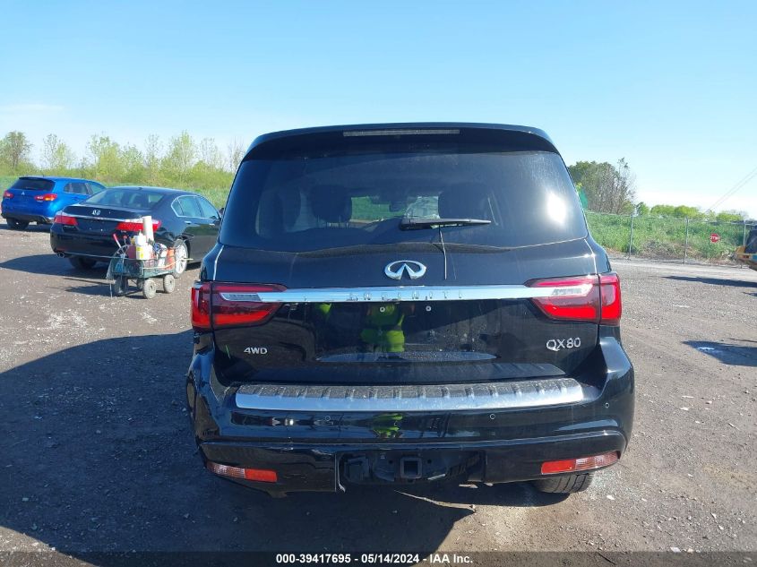 2020 Infiniti Qx80 Luxe Awd VIN: JN8AZ2NE6L9255430 Lot: 39417695