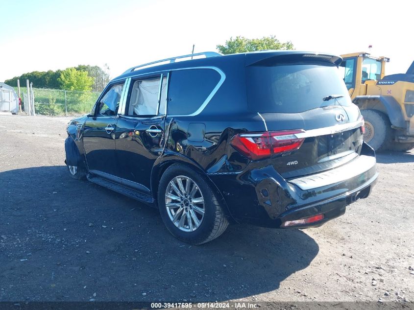 2020 Infiniti Qx80 Luxe Awd VIN: JN8AZ2NE6L9255430 Lot: 39417695