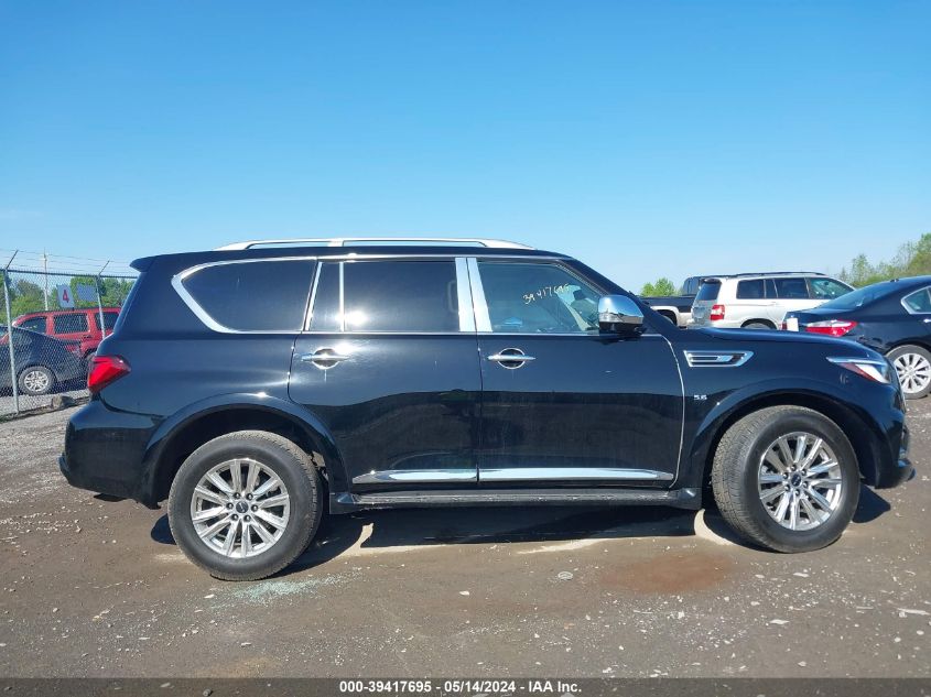 2020 Infiniti Qx80 Luxe Awd VIN: JN8AZ2NE6L9255430 Lot: 39417695