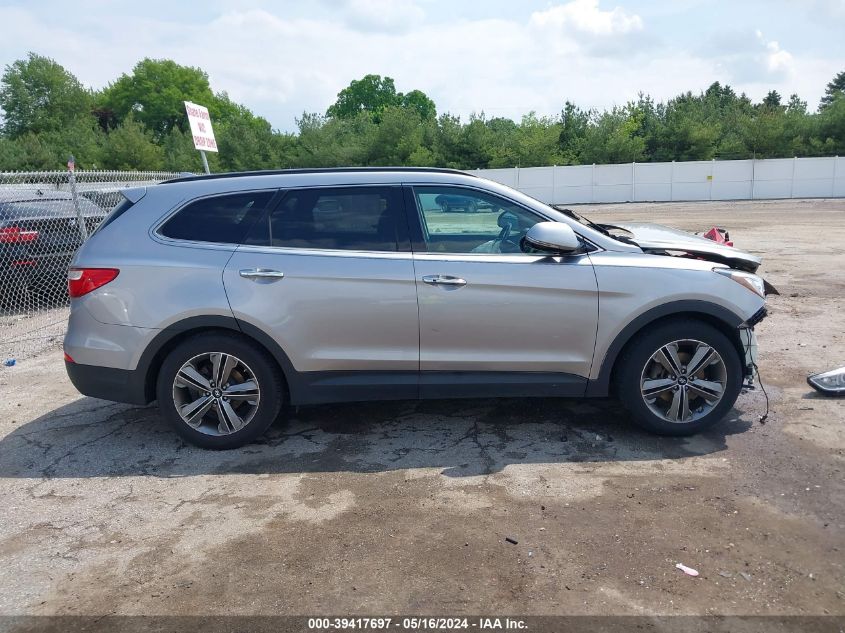 2013 Hyundai Santa Fe Limited VIN: KM8SRDHF6DU014879 Lot: 39417697