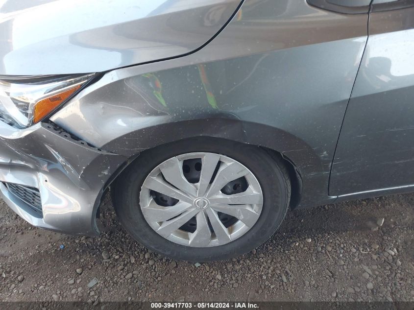 2022 Nissan Versa 1.6 S Xtronic Cvt VIN: 3N1CN8DV2NL833086 Lot: 39417703