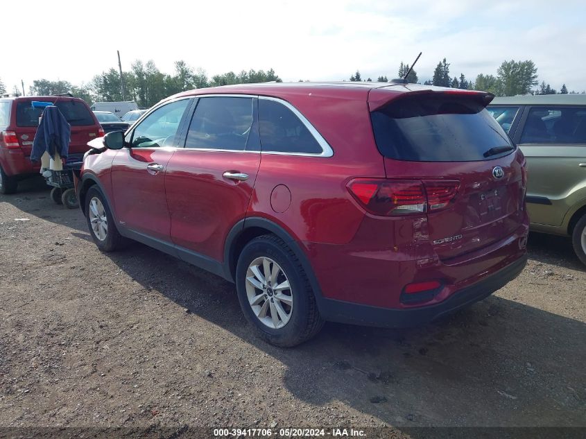 2019 Kia Sorento 3.3L Lx VIN: 5XYPGDA55KG470761 Lot: 39417706